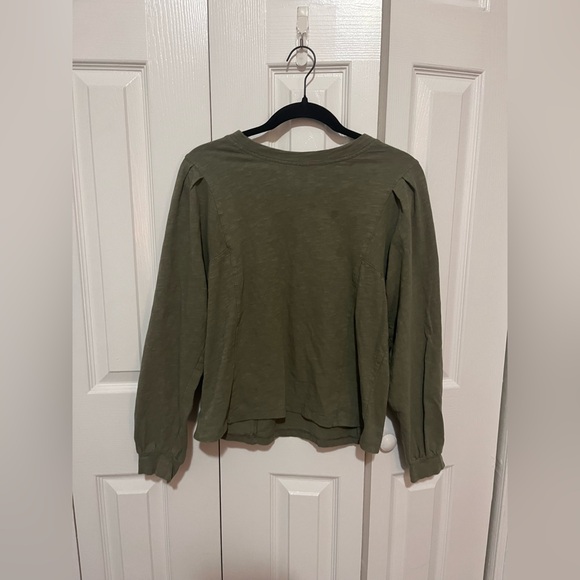 Marine Layer Tops - Marine Layer Pullover Crewneck Long Sleeve Green Medium